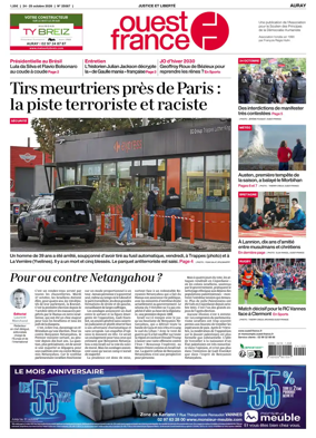 Cover of Ouest France (Auray)