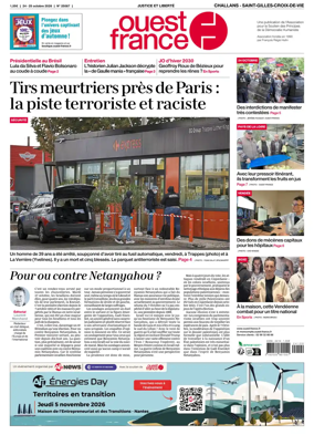 Cover of Ouest France (Challans / Saint-Gilles-Croix-de-Vie)