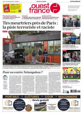 Cover of Ouest France (Chateaubriant)