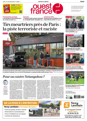 Cover of Ouest France (Dinan)