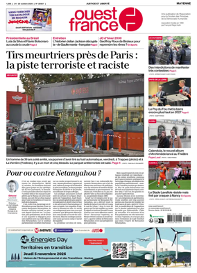 Cover of Ouest France (Mayenne)