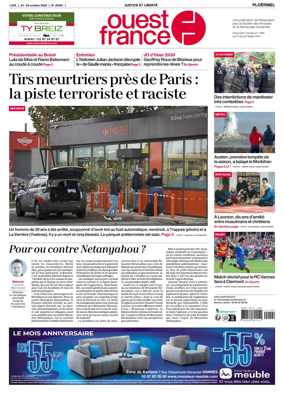 Cover of Ouest France (Ploermel)