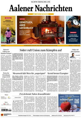 Cover of Aalener Nachrichten