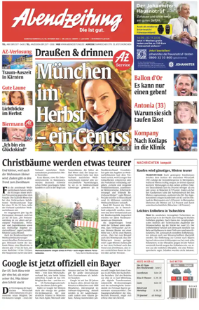 Cover of Abendzeitung Munchen