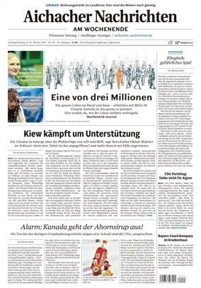 Cover of Aichacher Nachrichten