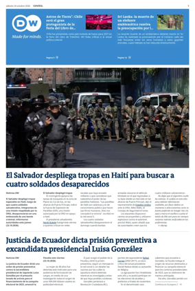 Cover of Deutsche Welle (Spanish edition)