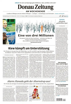 Cover of Donau Zeitung