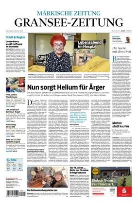 Cover of Gransee-Zeitung