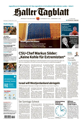 Cover of Haller Tagblatt