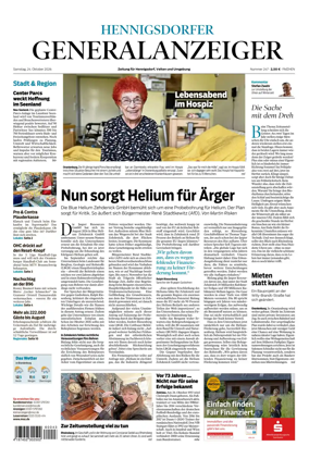 Cover of Hennigsdorfer Generalanzeiger