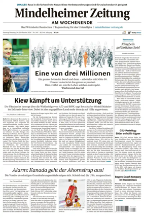 Cover of Mindelheimer Zeitung