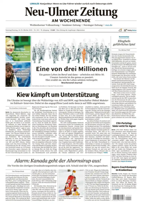 Cover of Neu-Ulmer Zeitung