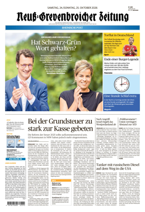 Cover of Neuss-Grevenbroicher Zeitung Neuss