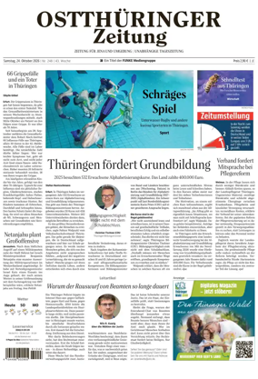 Cover of Ostthuringer Zeitung (Jena)