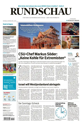 Cover of Rundschau fur den Schwabischen Wald – Der Kocherbote