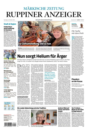 Cover of Ruppiner Anzeiger
