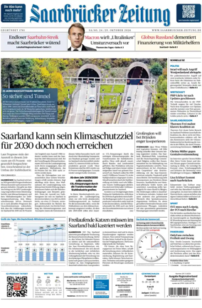 Cover of Saarbruecker Zeitung