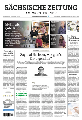 Cover of Sachsische Zeitung (Bautzen Kamenz & Bischofswerda)