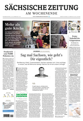 Cover of Sachsische Zeitung (Gorlitz & Niesky)