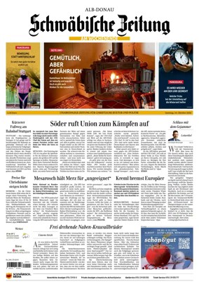 Cover of Schwabische Zeitung (Alb-Donau)