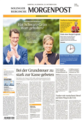 Cover of Solinger Bergische Morgenpost/Remscheid