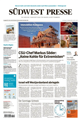 Cover of Sudwest Presse