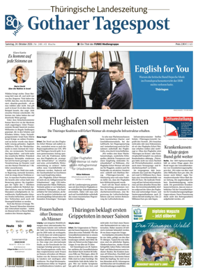 Cover of Thuringische Landeszeitung (Gotha)