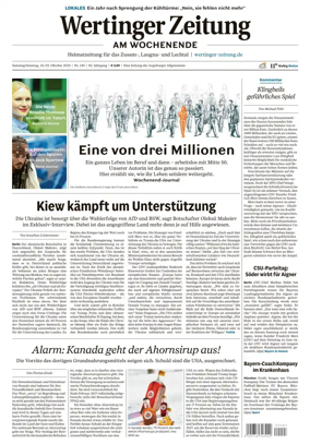 Cover of Wertinger Zeitung