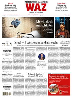 Cover of Westdeutsche Allgemeine Zeitung (Gladbeck)