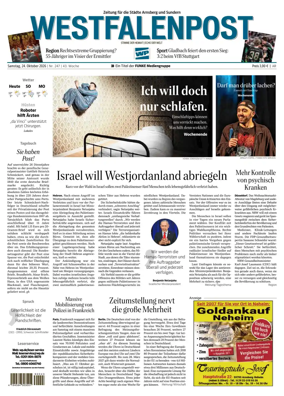 Cover of Westfalenpost (Arnsberg)