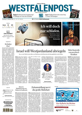 Cover of Westfalenpost (Hagen Hohenlimburg)