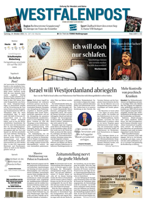 Cover of Westfalenpost (Menden)