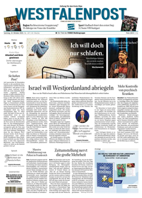 Cover of Westfalenpost (Olpe)