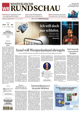 Cover of Westfalische Rundschau (Siegen)