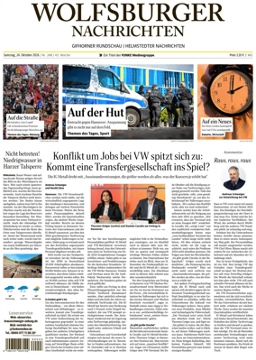 Cover of Wolfsburger Nachrichten (Wolfsburg-Gifhorn)