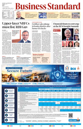 Cover of Business Standard