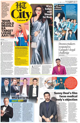 Cover of Hindustan Times (Lucknow) - Live