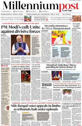 Cover of Millennium Post (Kolkata)