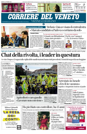 Cover of Corriere del Veneto (Vicenza e Bassano)