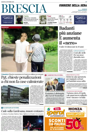 Cover of Corriere della Sera (Brescia)