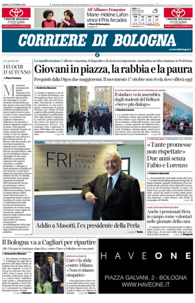 Cover of Corriere di Bologna