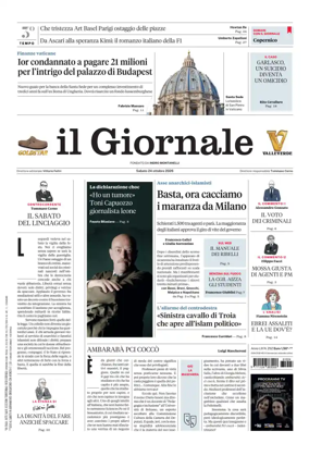 Cover of Il Giornale (Italy)