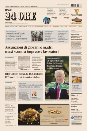 Cover of Il Sole 24 Ore