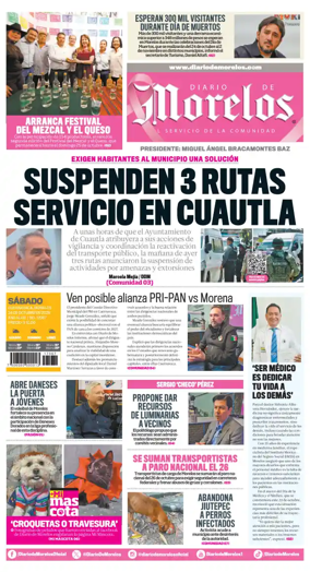 Cover of Diario de Morelos