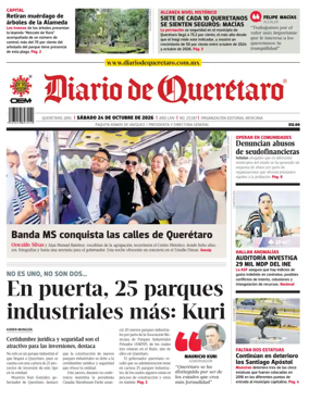 Cover of Diario de Queretaro