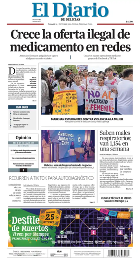 Cover of El Diario de Delicias