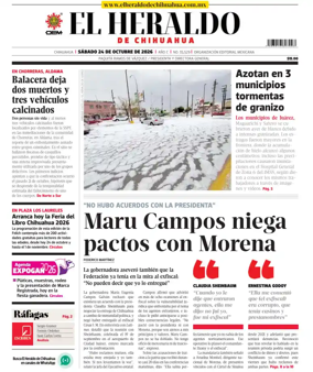 Cover of El Heraldo de Chihuahua