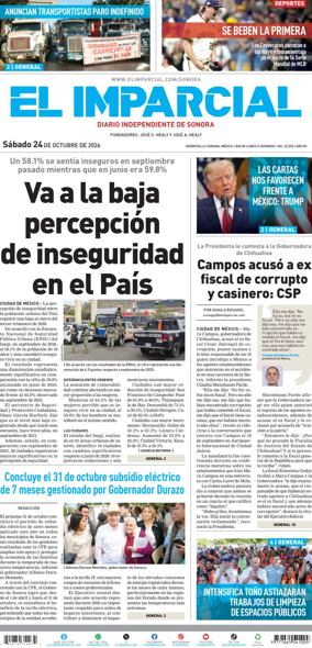 Cover of El Imparcial