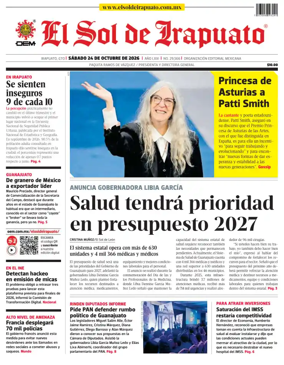 Cover of El Sol de Irapuato