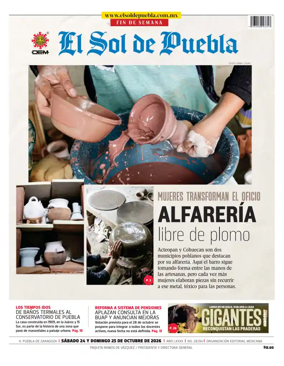 Cover of El Sol de Puebla